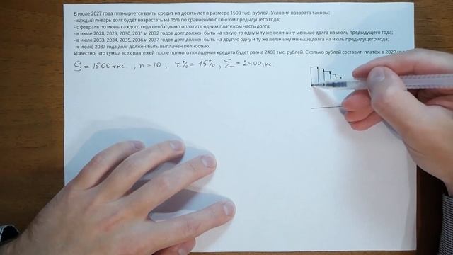 1 вариант ЕГЭ Ященко 2024 математика профильный уровень ? смотреть онлайн