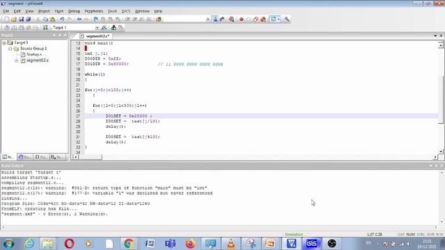 00 to 99 Counter on 7-Segment - ARM 7 LPC2148 смотреть онлайн