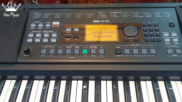 KORG EK 50 FACTORY RESET смотреть онлайн