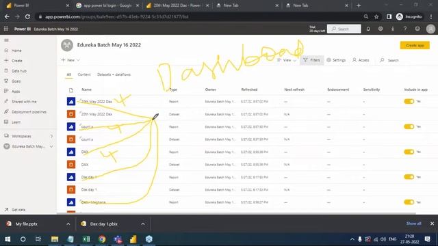 Class 10 - Introduction to Power BI Service, Q&A and Quick Insights смотреть онлайн