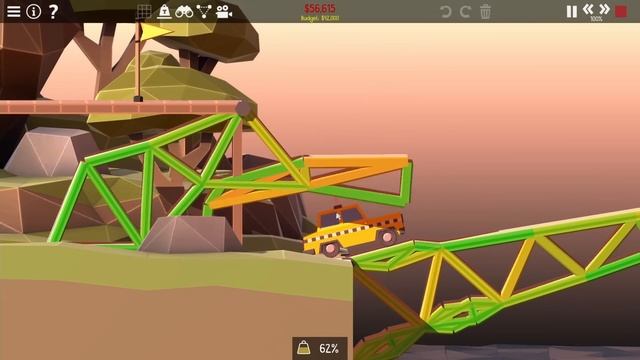 Can You Beat Poly Bridge 2 Only Using Roads? смотреть онлайн