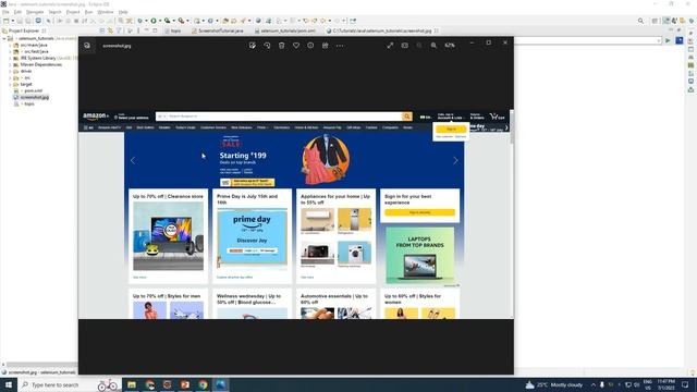 Screenshots using Selenium and Robot Class | Selenium 4 смотреть онлайн