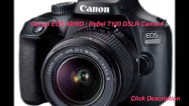 Canon EOS 4000D / Rebel T100 DSLR Camera w/Canon EF-S 18-55mm F смотреть онлайн