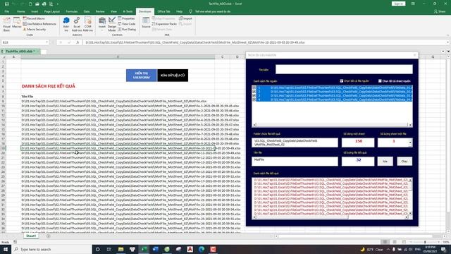 (VBA + ADO + SQL Excel) Tách dữ liệu thành nhiều file, nhiều sheet смотреть онлайн