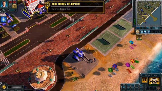 Command & Conquer Red Alert 3 - Allies Mission 1 - Brighton Beach - Walkthrough смотреть онлайн