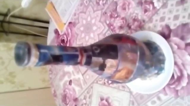 ваза для цветов из обычной бутылки, ч.1 смотреть онлайн