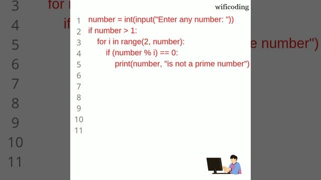 find prime number in python | find prime number upto 100 | python program смотреть онлайн