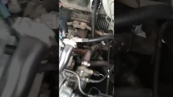 Замена второго датчика кислорода на Гранте 8кл.(ниже коллектора).