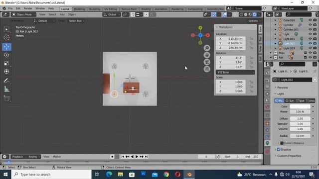 Belajar Blender 3.0 - Basic Rendering - Pengaturan Cahaya Dan Kamera [MIB : Made In Blender] смотреть онлайн