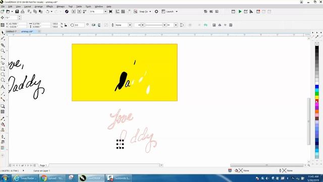 Corel Draw Tips & Tricks Clean up a scan or Photo of something Hand Written смотреть онлайн