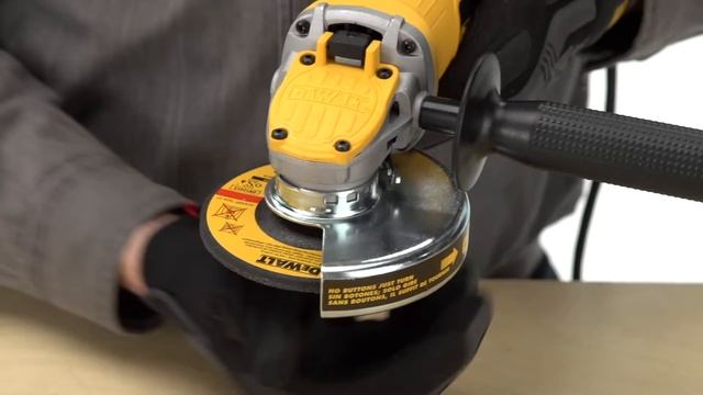 DEWALT 4-1/2-in 9 Amps Paddle Switch Corded Angle Grinder смотреть онлайн