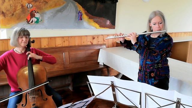 'Libertango' by Astor Piazzolla: Flute and Cello duet #libertango #cello #fluteandcello смотреть онлайн