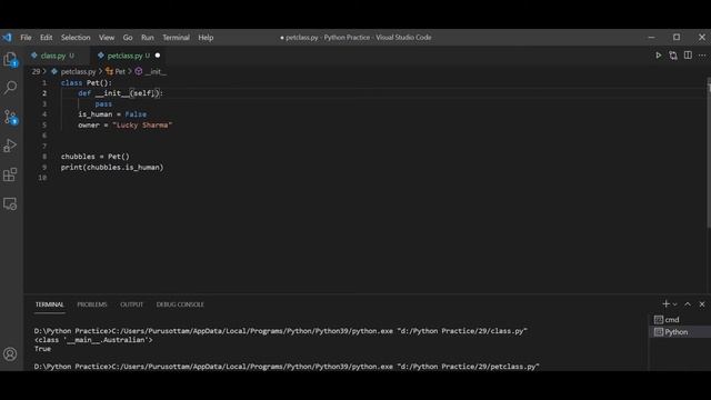 Python Class and Objects Day 29 смотреть онлайн