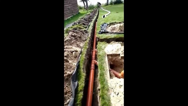 Ливневка на участке вокруг дома. Ливневая канализация - укладка дренажной трубы на участке смотреть онлайн