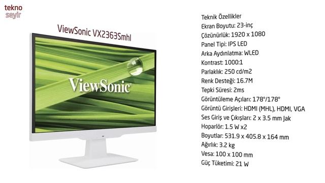 Viewsonic VX2363 SMHL incelemesi смотреть онлайн