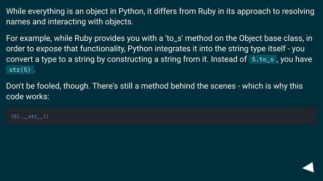 Is everything an object in Python like Ruby? смотреть онлайн