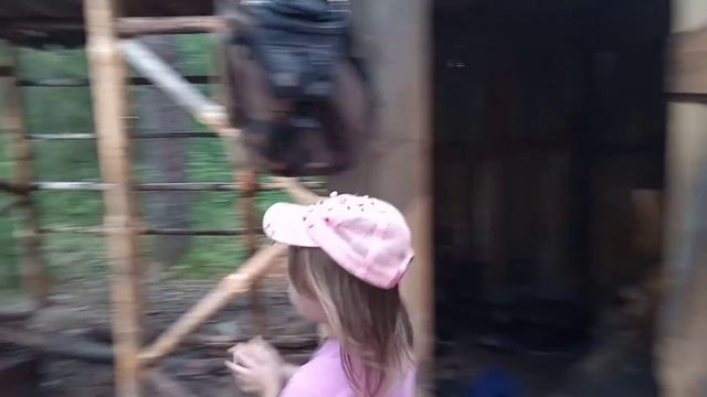 Вот даёт девчушка! Пришла хозяюшка к ИЗБЕ! Мы любим лес. смотреть онлайн