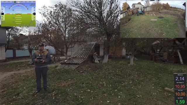 DRONE with 2-axis (test) = APM 2.6+F450+GPS+3dr+2212(1000kv)+RadioLink AT9 / Сборка квадрокоптера. смотреть онлайн