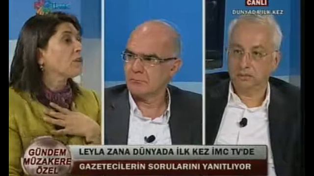 Leyla Zana,Dünyada ilk kez imc TV'de-6 смотреть онлайн