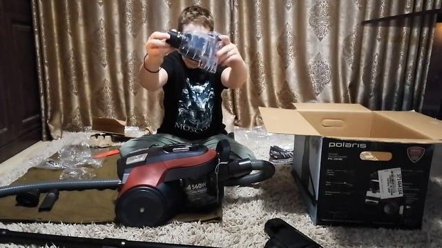 Обзор и распаковка пылесоса Polaris PVC 2004 RI. ✨ смотреть онлайн