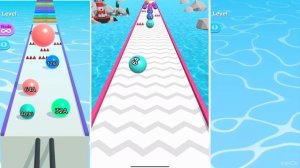 BallRun 2048 vs Ball Run: Number Master 3D vs BallRun Infinity