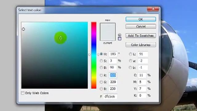 Photoshop for Beginners Video 7 - Using Photoshop's Type Tool and Color Picker for Type Tool смотреть онлайн
