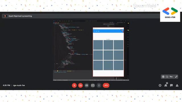Flutter Festival 2022 | Session 5 - Hands on tic tac toe app and UI/UX tips | GDSC ITER смотреть онлайн