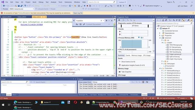 ASP.NET - MVC - Core - Responsive Web Design - Lecture 17: BootStrap Integration & Full Tutorial P3 смотреть онлайн