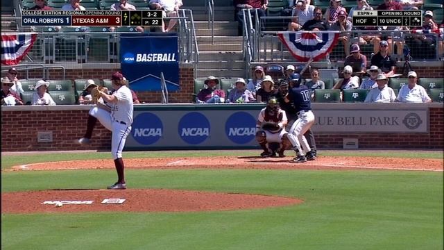 Oral Roberts vs #5 Texas A&M | Regionals Opening Round | 2022 College Baseball Highlights смотреть онлайн