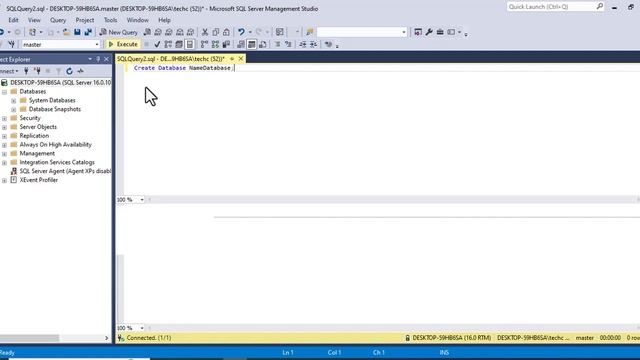 SQL Server 01 Create and Drop database смотреть онлайн