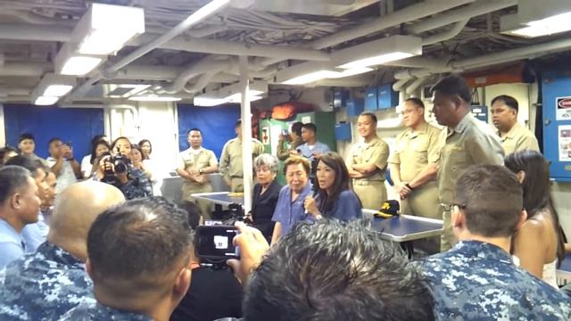 Commodore Alcaraz family visit to BRP-16 at San Diego, CA, July 2013 смотреть онлайн
