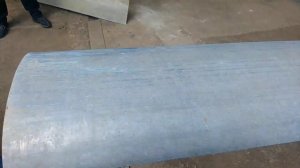 Выправление трубы в лист.