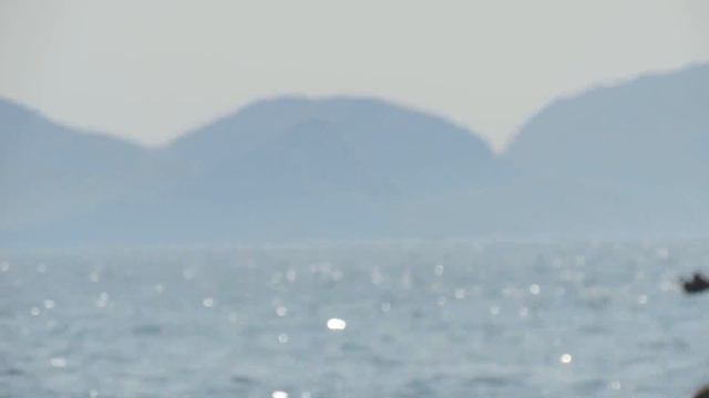 Коктебель, пляж т/б "Приморье", полдевятого утра. смотреть онлайн