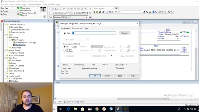 PLC Programming MSG Instruction - Send Data Between MicroLogix & CompactLogix PLCs Studio 5000 Guid смотреть онлайн