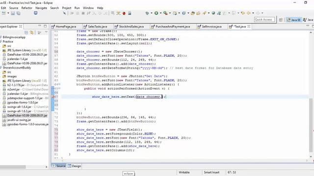 JDateChooser - How to Get Date in JTextField in Java Swing - Intact Abode смотреть онлайн