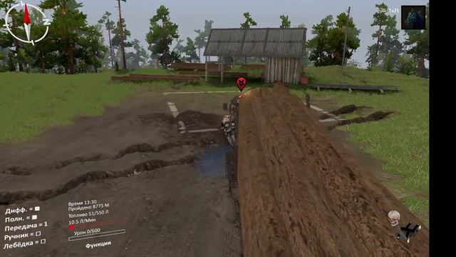 SpinTires.1.7.1.Карта"Передаст ошибка конструктора".Серия 4. смотреть онлайн