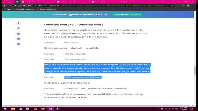 What is the Difference between Countable nouns vs Uncountable nouns with Examples | English Gramma смотреть онлайн