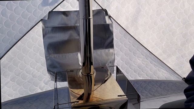 Палатка "Пингвин" зимняя. Тест палатки. Печь "Пошехонка малая" Тест. смотреть онлайн