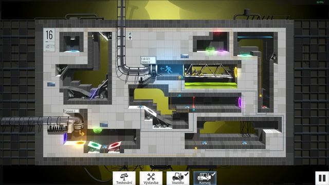 Bridge Constructor Portal - Portal Proficiency DLC Level 16 смотреть онлайн