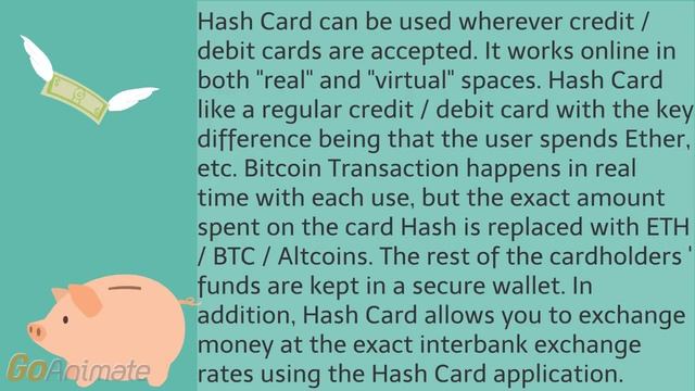 HashCard. Hash Card converts cryptocurrencies to traditional currency in real-time смотреть онлайн