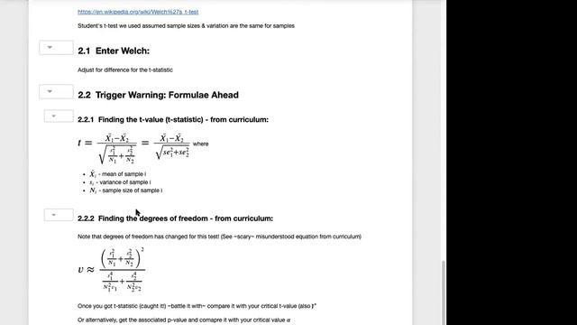Welch's t-Test vs Student's t-Test - M2S15 [2020-04-01] смотреть онлайн