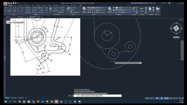 AutoCad harjoitus Tiiviste смотреть онлайн
