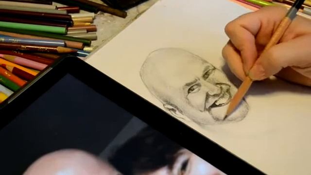 Pencil Speed Drawing - Portrait Sketch of Dave смотреть онлайн