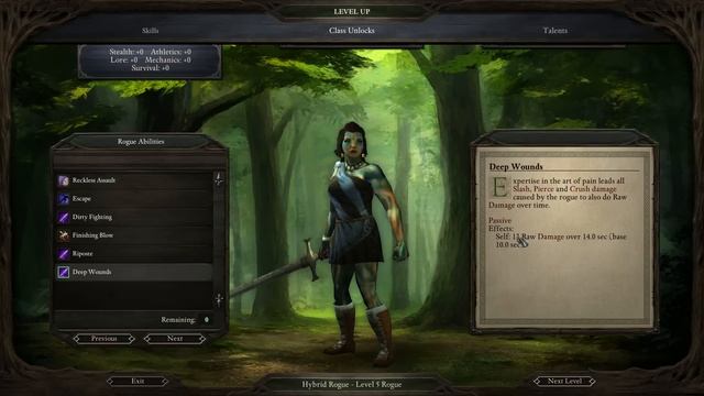 PIllars of Eternity - Character Creation Min-Max Guide - Rogue (DPS/Assassin) + Combat Demo смотреть онлайн