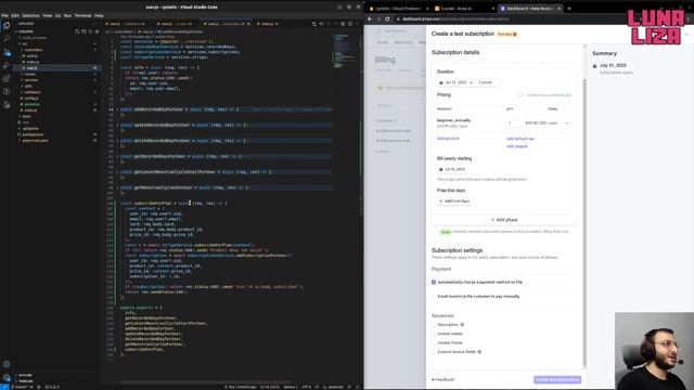 Streamlining Subscriptions: Integrating Stripe with Express.js Backend - Ep 1: Setup & Configuratio смотреть онлайн