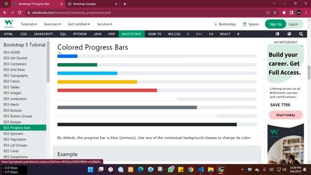 16. Bootstrap Progress Bar | Bootstrap | CSS Framework | @amimasudbd смотреть онлайн