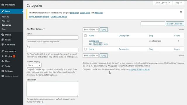 Add Post Categories in Wordpress in Urdu Hindi | Wordpress Tutorial for beginner | WP # 6 смотреть онлайн