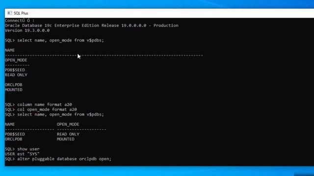 Formation Oracle PL/SQL : #12 Ouvrir vos PDB (Bases de données pluggable) en permanence смотреть онлайн