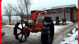 Мотоблок мтз БЕЛАРУС 09Н : делаю мини бульдозер для уборки снега мотоблоком