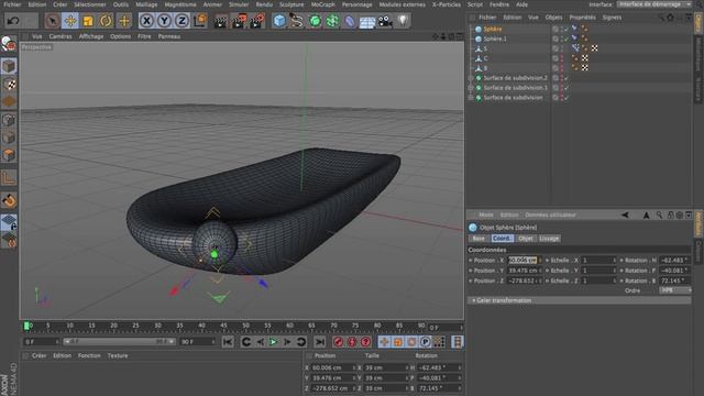 Tuto Cinema4D : Le Morph alias Morphing alias Transformation смотреть онлайн